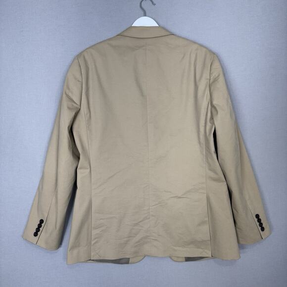 J.Crew Slim-Fit Thompson TruTemp365 Blazer Mens 42R Tan Suit Jacket Sport Coat - Picture 4 of 15